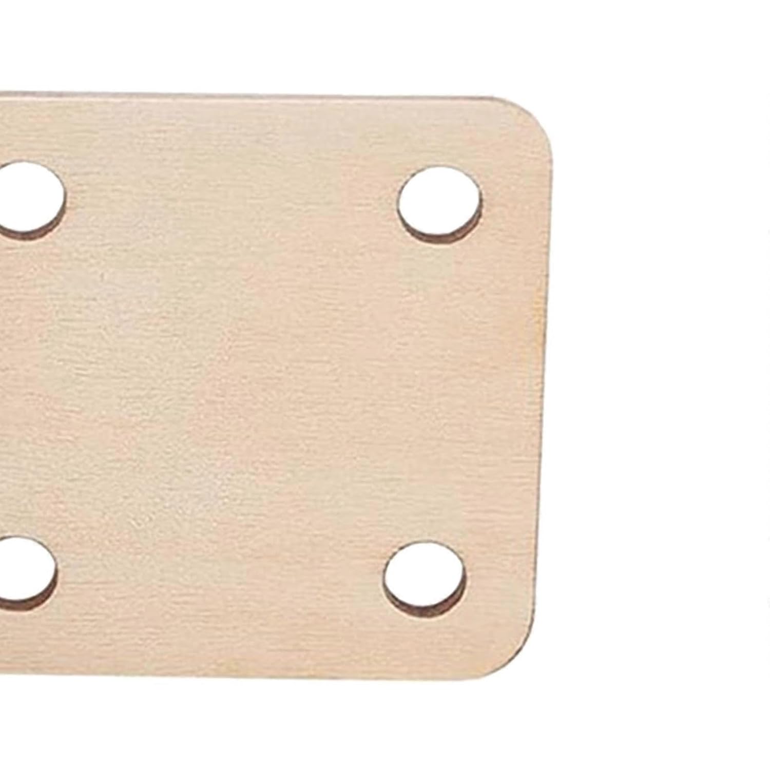 Pack of 12 Wooden MDF Weaving Cards Set | 2x2 Inch Tablet Weaving Cards for Handmade Loom Projects | Square Wooden Loom Cards with 4 Holes | DIY Craft Weaving Supplies